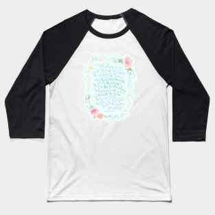 I Will Be With You - Isaiah 43:2 Baseball T-Shirt